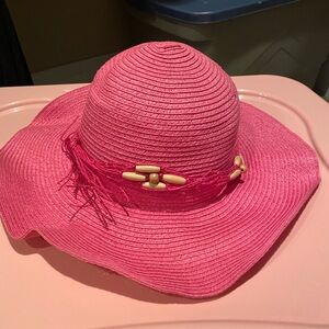 Stylish Pink Women's Beach Sun Hat